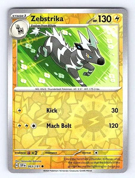 Zebstrika - Surging Sparks #063/191