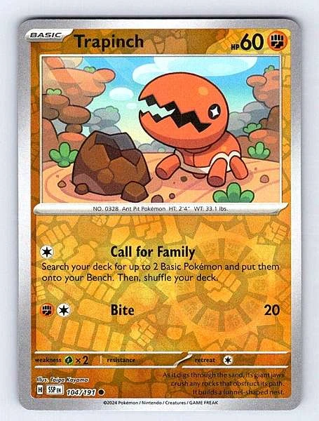 Trapinch - Surging Sparks #104/191