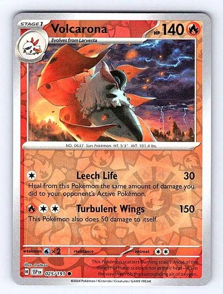 Volcarona - Surging Sparks #025/191