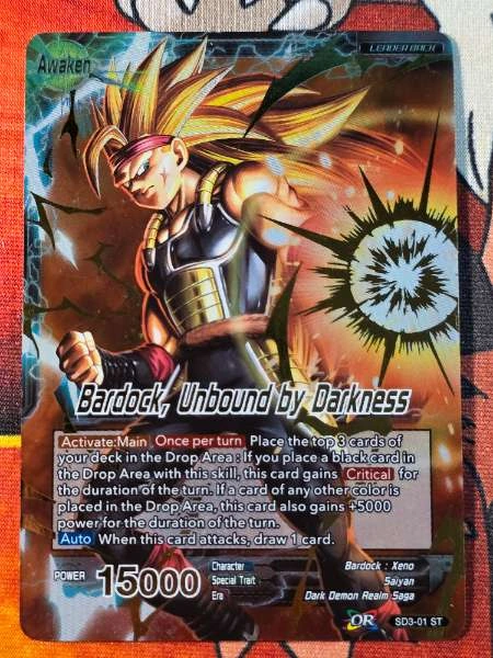 Bardock, Unbound by Darkness - Cross Worlds #SD3-01