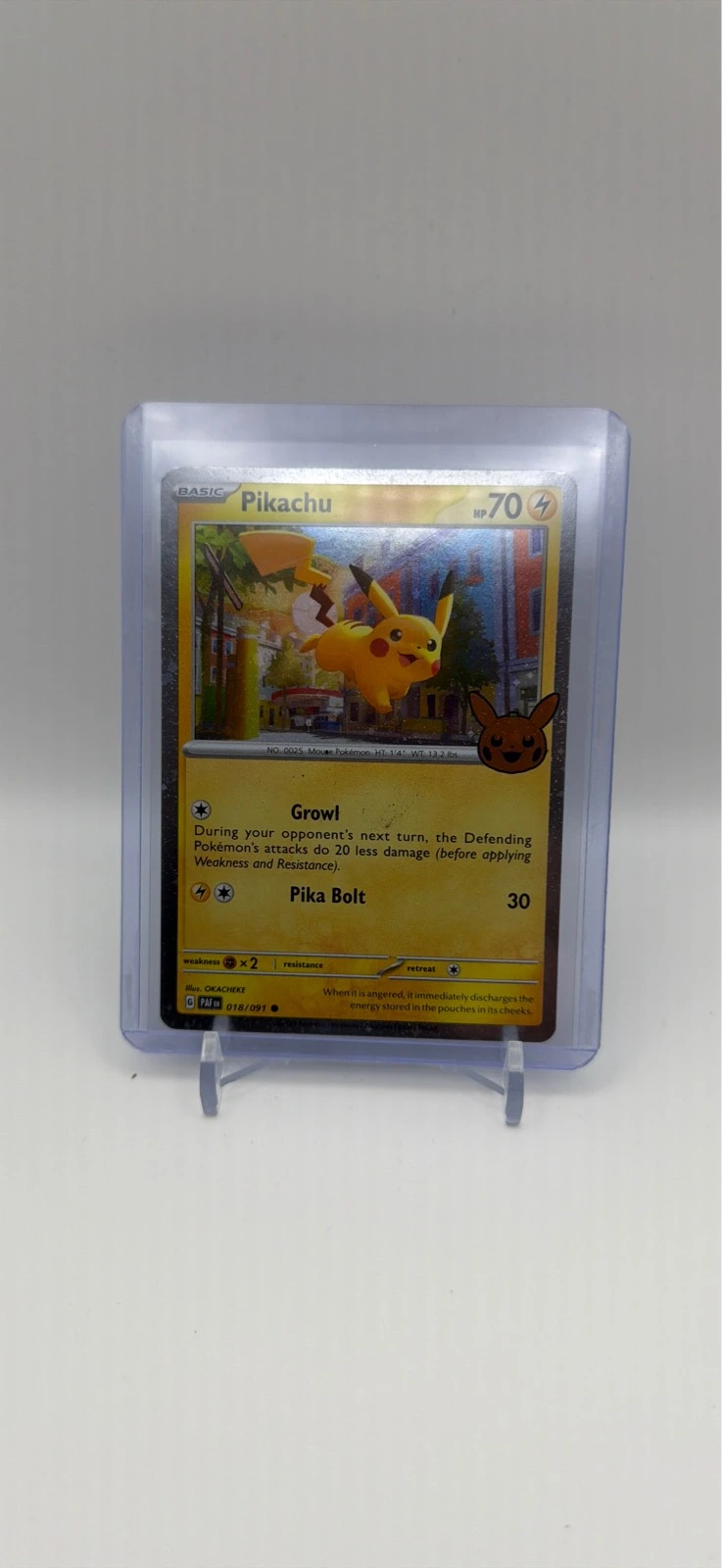 Pikachu - Paldean Fates #018/091