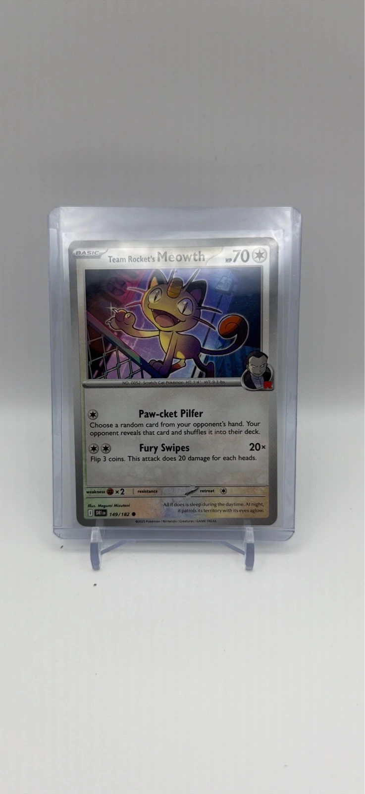 Team Rocket's Meowth - Destined Rivals #149/182