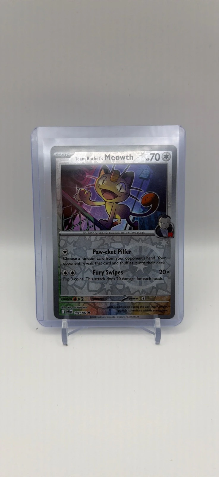 Team Rocket's Meowth - Destined Rivals #149/182