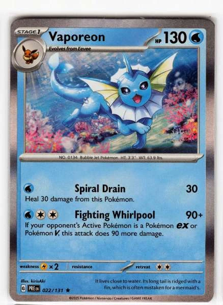 Vaporeon - Prismatic Evolutions #022/131