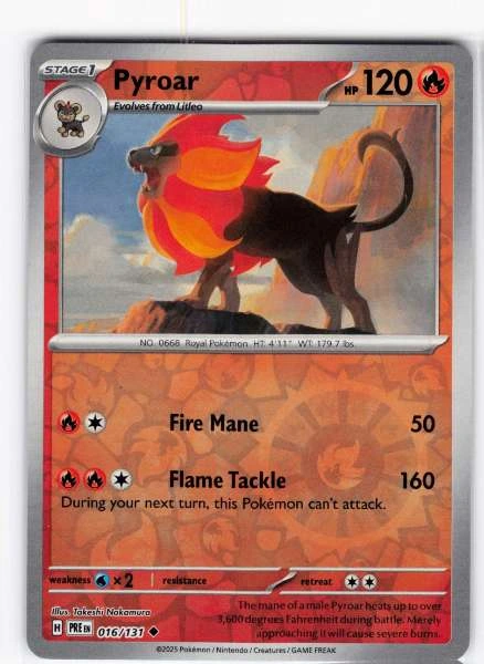 Pyroar - Prismatic Evolutions #016/131