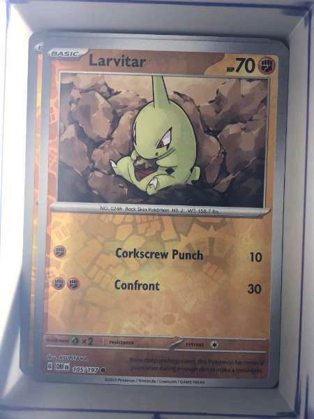 Larvitar - Obsidian Flames #105/197