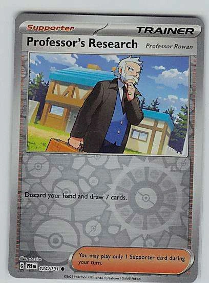 Professor's Research - Reverse Holo #124/131