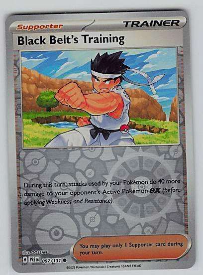 Black Belt's Training  - Reverse Holo #097/131