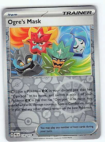 Ogre's Mask  - Reverse Holo #118/131