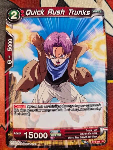 Quick Rush Trunks - Cross Worlds #BT3-011