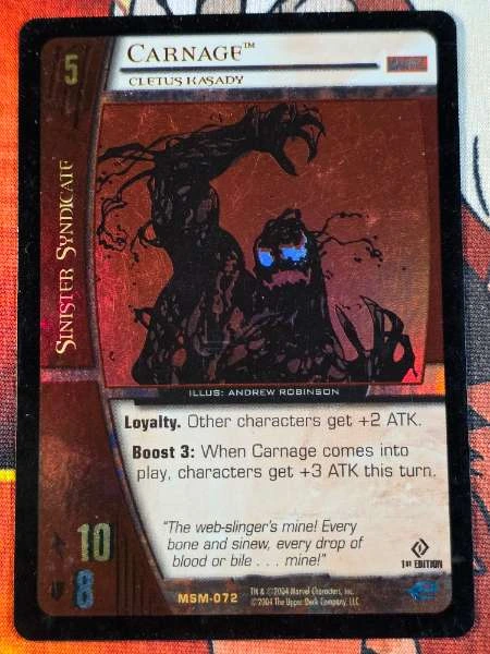 Carnage - Web of Spider-Man #MSM-072