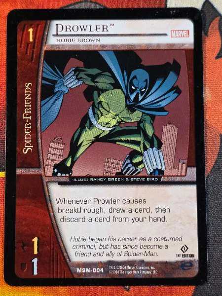 Prowler - Web of Spider-Man #MSM-004