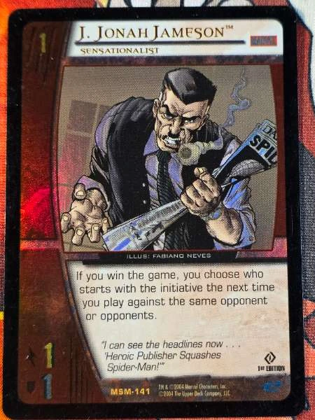J. Jonah Jameson - Web of Spider-Man #MSM-141