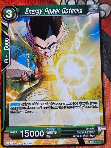 Energy Power Gotenks - Galactic Battle #BT1-071