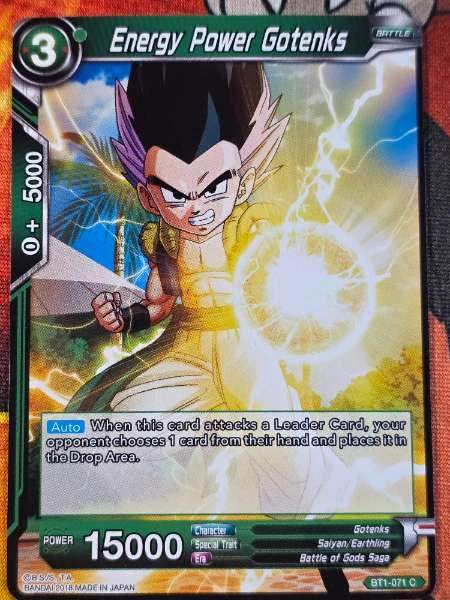 Energy Power Gotenks - Galactic Battle #BT1-071