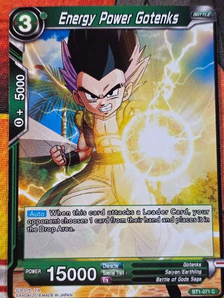 Energy Power Gotenks - Galactic Battle #BT1-071