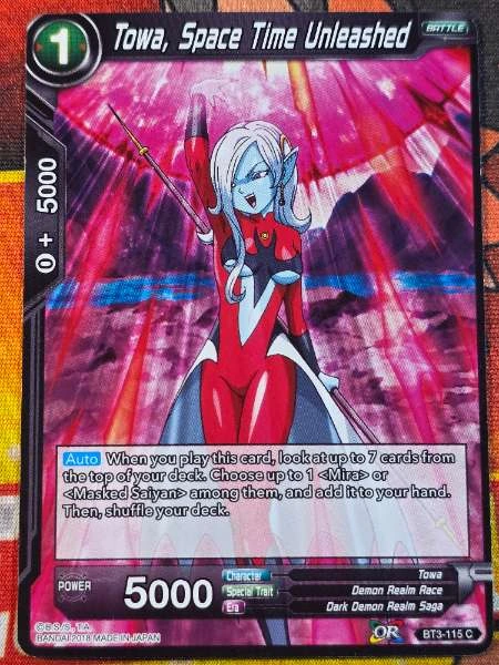 Towa, Space Time Unleashed - Cross Worlds #BT3-115