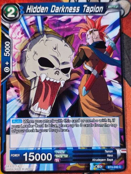Hidden Darkness Tapion - Colossal Warfare #BT4-040