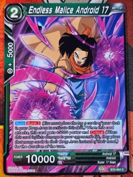 Endless Malice Android 17 - Miraculous Revival #BT5-064
