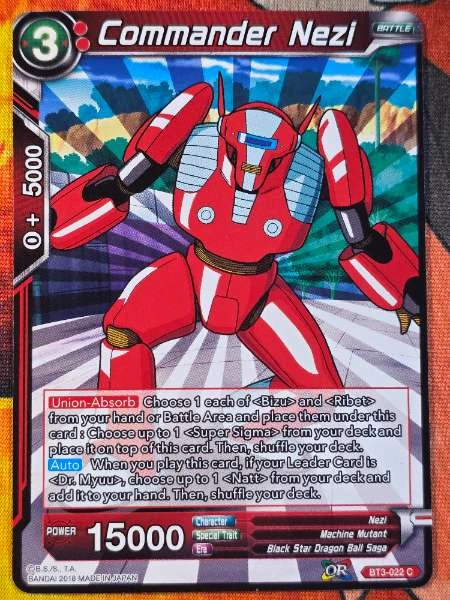 Commander Nezi - Cross Worlds #BT3-022