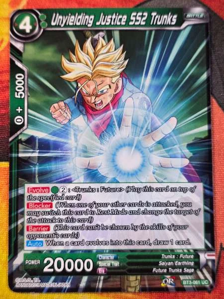 Unyielding Justice SS2 Trunks - Cross Worlds #BT3-061