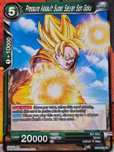 Pressure Assault Super Saiyan Son Goku - Cross Worlds #BT3-058
