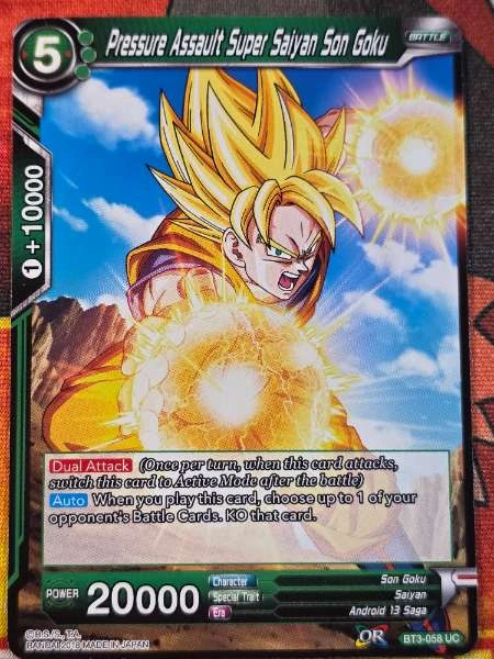 Pressure Assault Super Saiyan Son Goku - Cross Worlds #BT3-058
