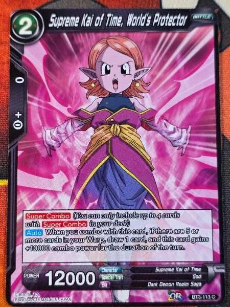 Supreme Kai of Time, World's Protector - Cross Worlds #BT3-113