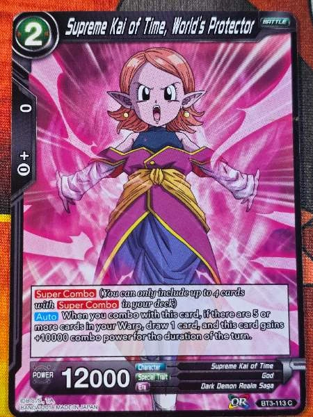 Supreme Kai of Time, World's Protector - Cross Worlds #BT3-113