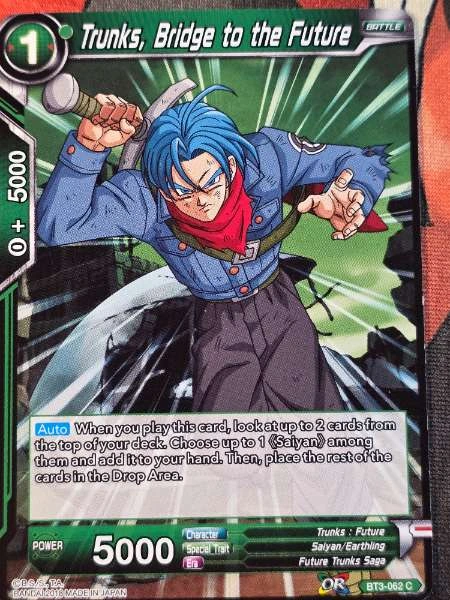 Trunks, Bridge to the Future - Battle Evolution #BT3-062