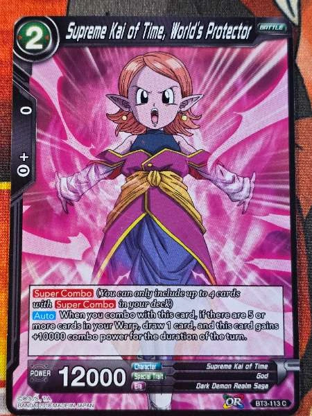 Supreme Kai of Time, World's Protector - Cross Worlds #BT3-113