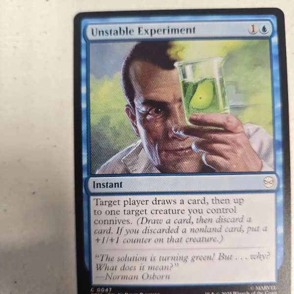 Unstable Experiment