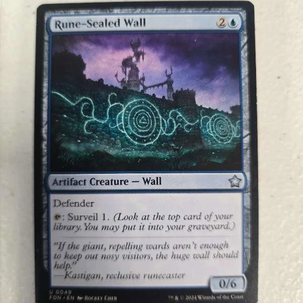 Rune-Sealed Wall - Foundations #0049
