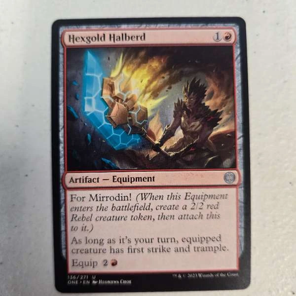 Hexgold Halberd - Phyrexia: All Will Be One #136/271