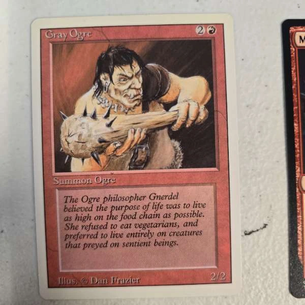 Gray Ogre - Beta, Unlimited, Revised, International Edition #157