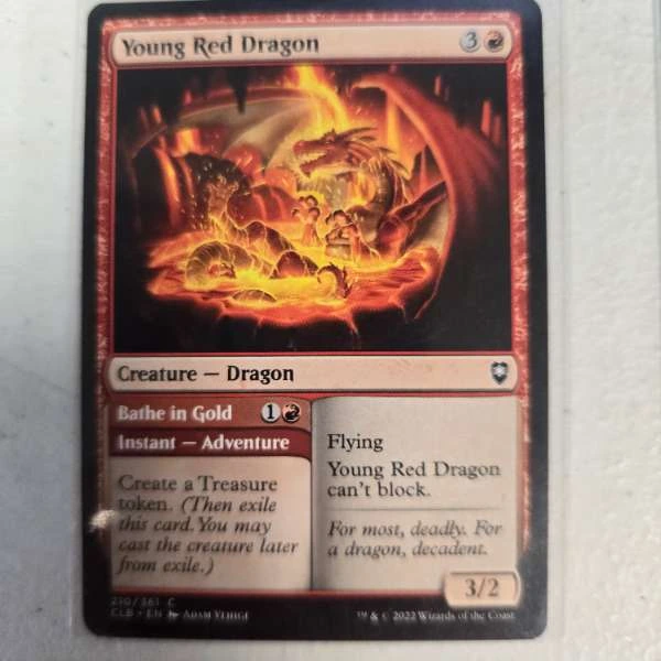 Young Red Dragon - Commander Legends: Battle for Baldur's Gate #210/361