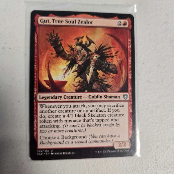 Gut, True Soul Zealot - Commander Legends: Battle for Baldur's Gate #180/361