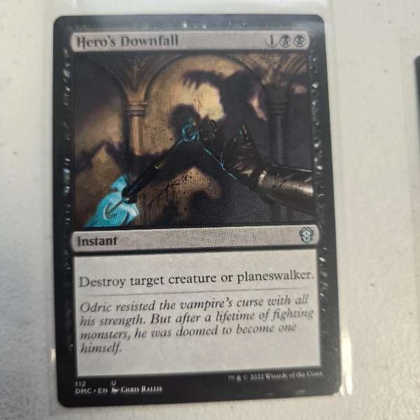 Hero's Downfall - Dominaria United Commander #112