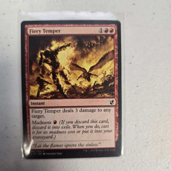 Fiery Temper - Commander 2019 #042/302