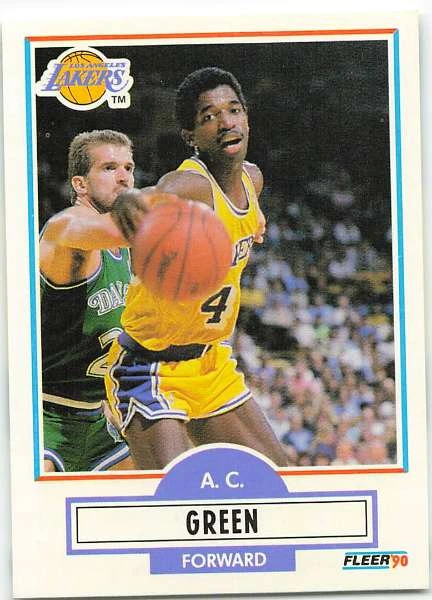 A. C. Green - 1990-91 Fleer #92
