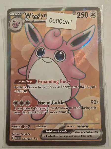 Wigglytuff ex - Scarlet & Violet 151 #187/165