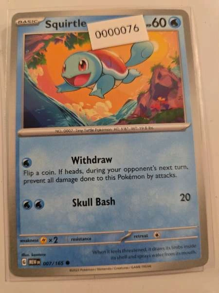 Squirtle - 151 #007/165
