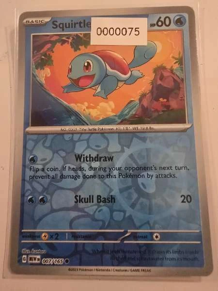 Squirtle - 151 #007/165