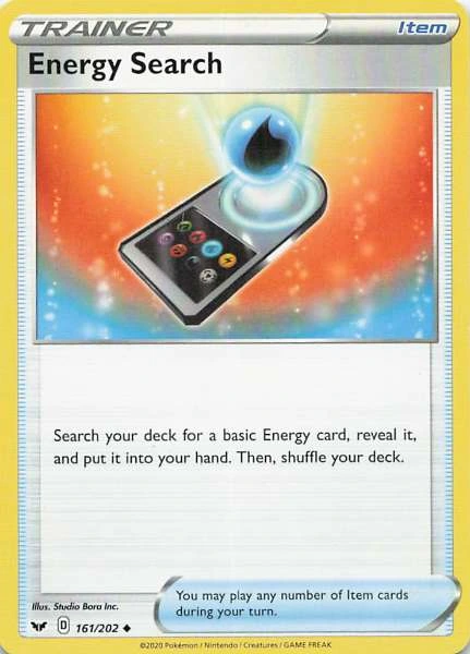 Energy Search - Sword & Shield Base Set #161/202