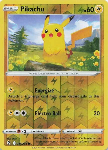 Pikachu - Evolving Skies #049/203