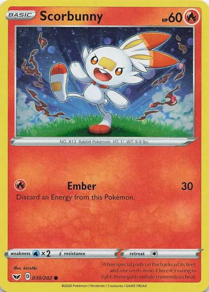 Scorbunny - Sword & Shield #030/202