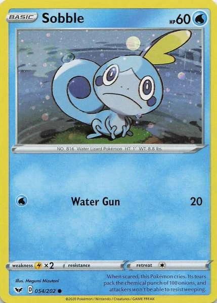 Sobble - Sword & Shield #054/202