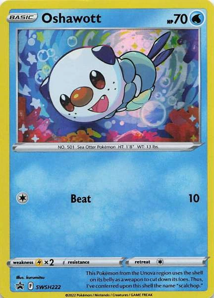 Oshawott - Sword & Shield Promo #SWSH222