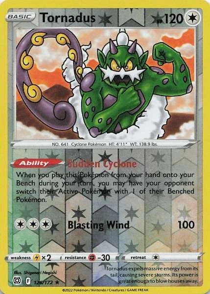 Tornadus - Brilliant Stars #126/172