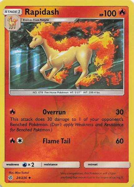 Rapidash - Cosmic Eclipse #24/236